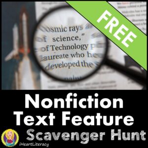 Free Nonfiction Text Features Scavenger Hunt